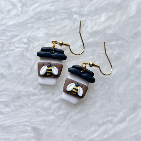 HONEYBEE LATTE EARRINGS