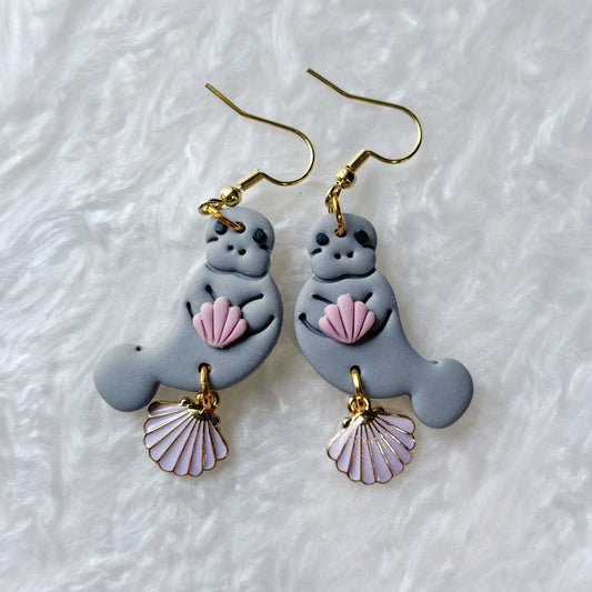 MANATEE EARRINGS