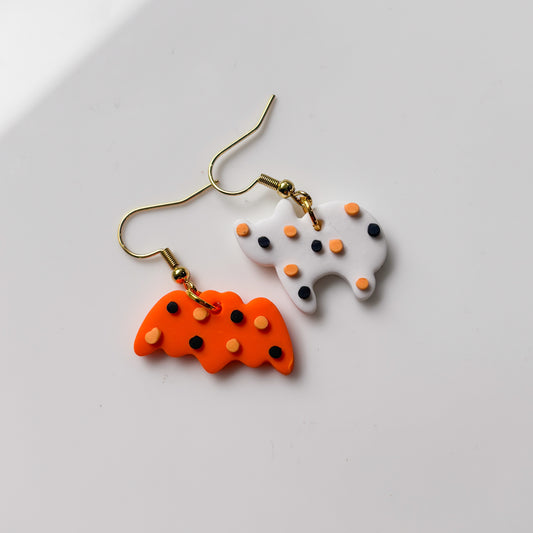 HALLOWEEN ANIMAL COOKIE EARRINGS