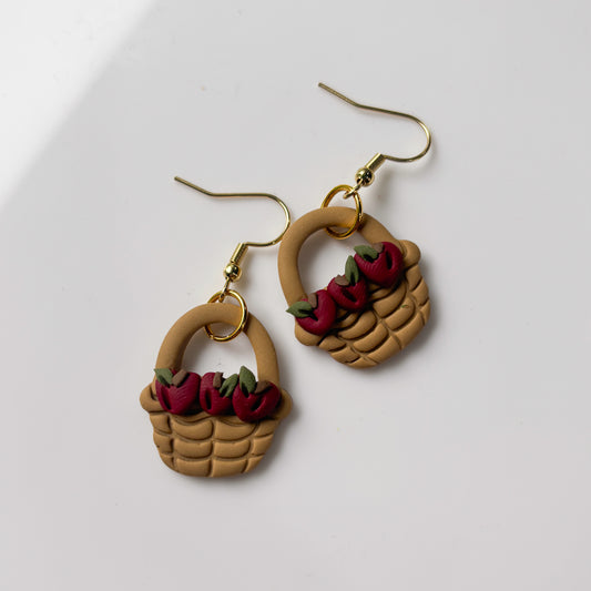 APPLE BASKET EARRINGS