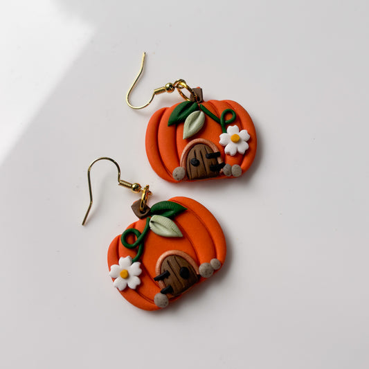 PUMPKIN COTTAGE EARRINGS