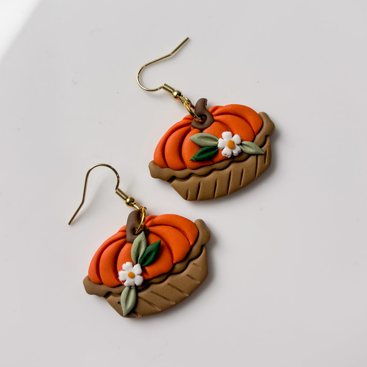 HALF BAKED PUMPKIN PIE EARRINGS