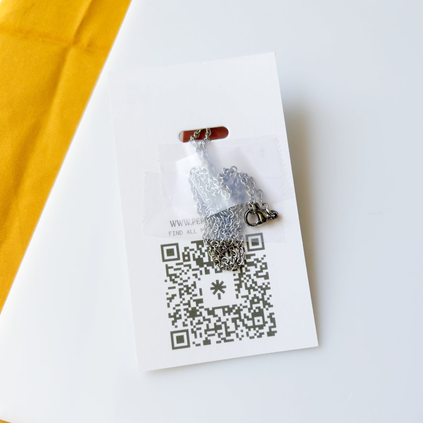 EGG CARTON CHARM NECKLACE