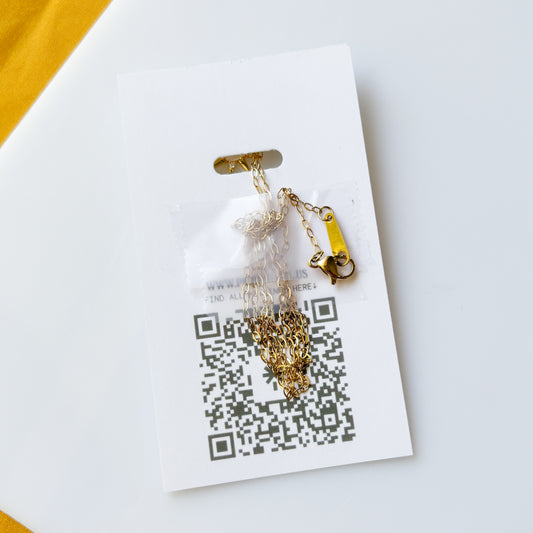 CRYSTAL STAR CHARM NECKLACE