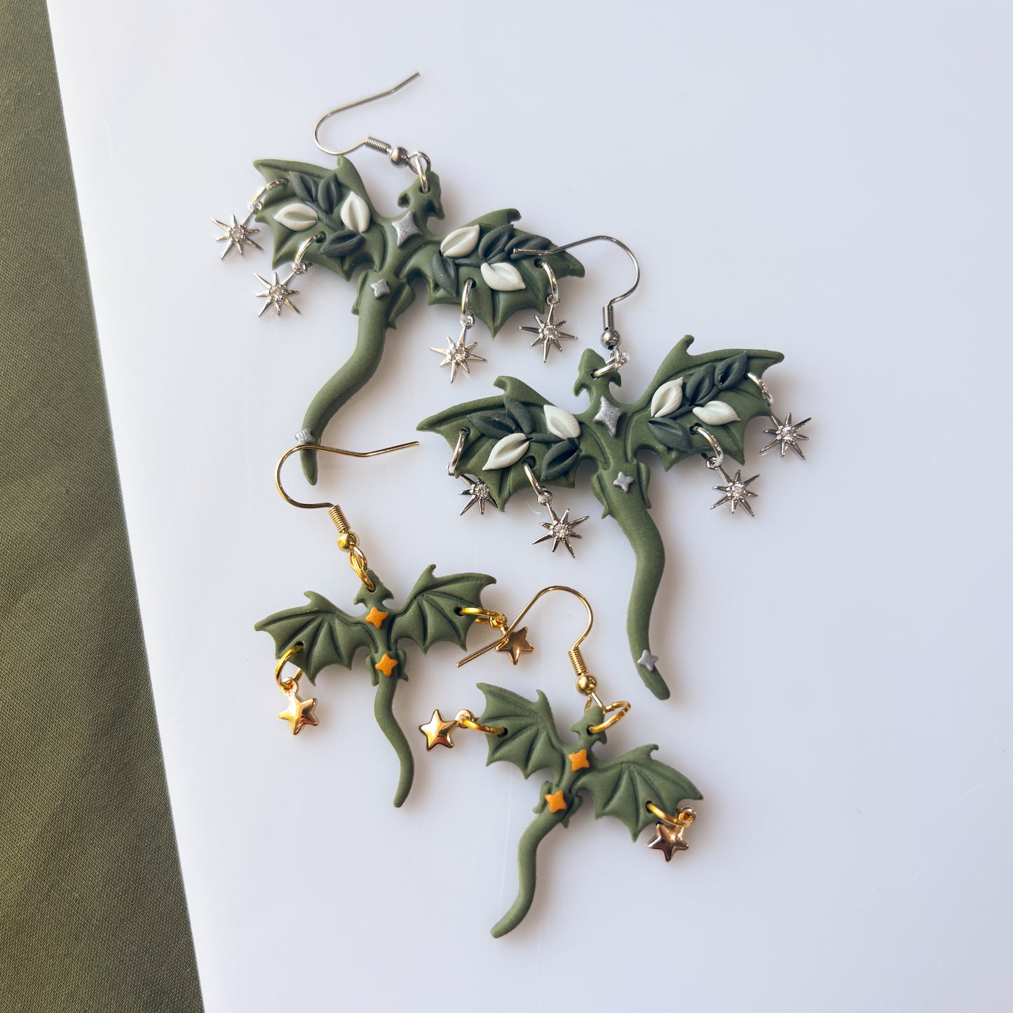 CELESTIAL DRAGON EARRINGS (LARGE)