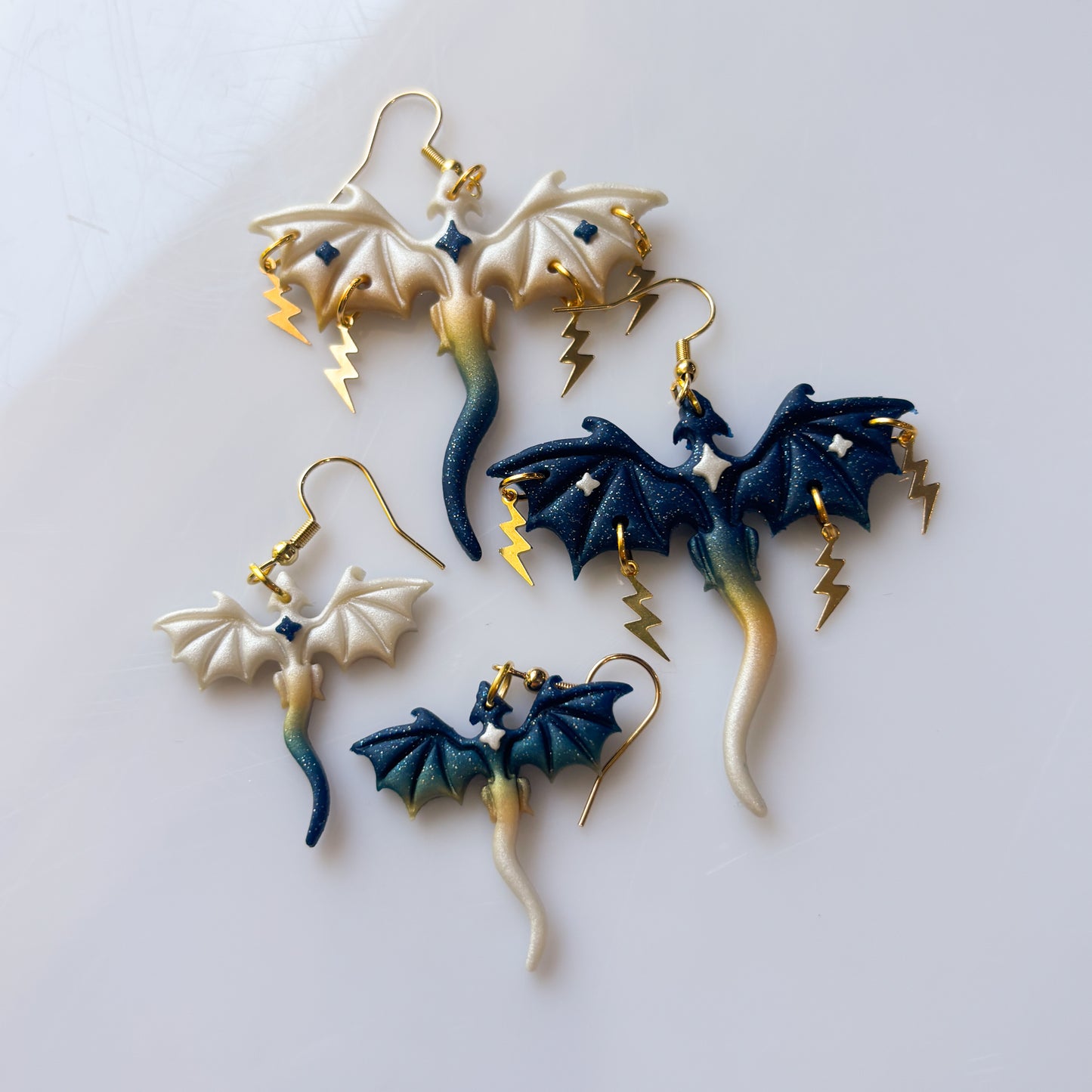 STARRY NIGHT DRAGON EARRINGS (MINI)