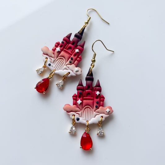 RED CASTLE EARRINGS