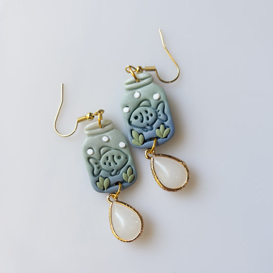 FISH JAR EARRINGS