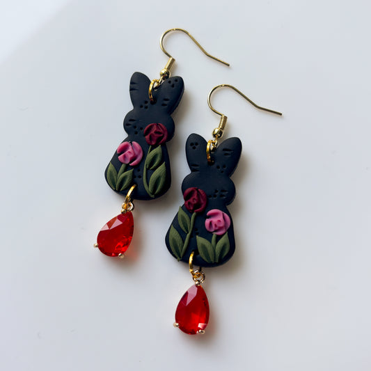 ROSE BUNNY EARRINGS