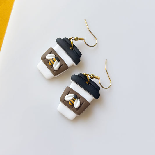 HONEYBEE LATTE EARRINGS