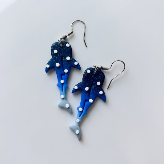 WHALE SHARK EARRINGS
