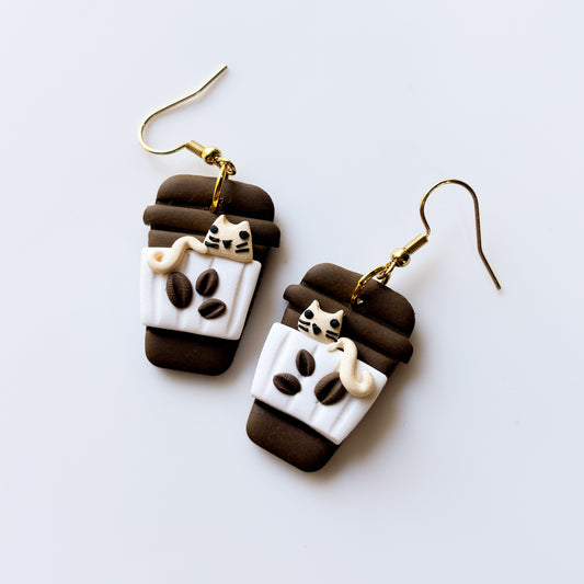 CAT-PPUCHINO EARRINGS