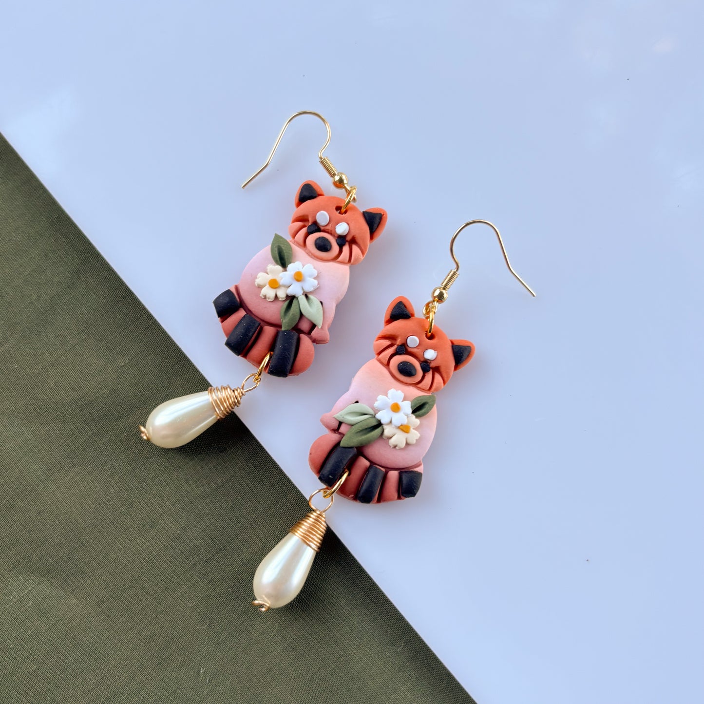 RED PANDA EARRINGS