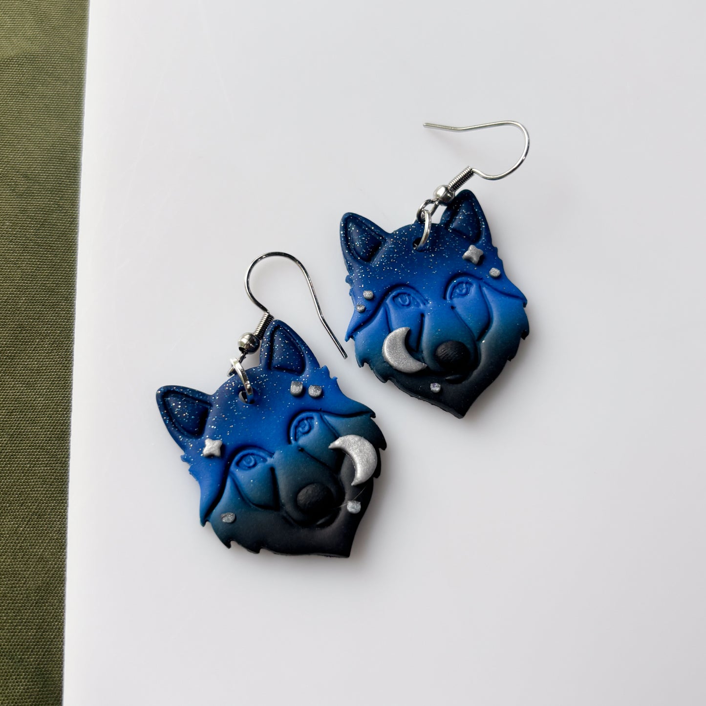 MIDNIGHT WOLF EARRINGS