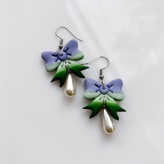 GENDERQUEER PRIDE EARRINGS (BOWS)