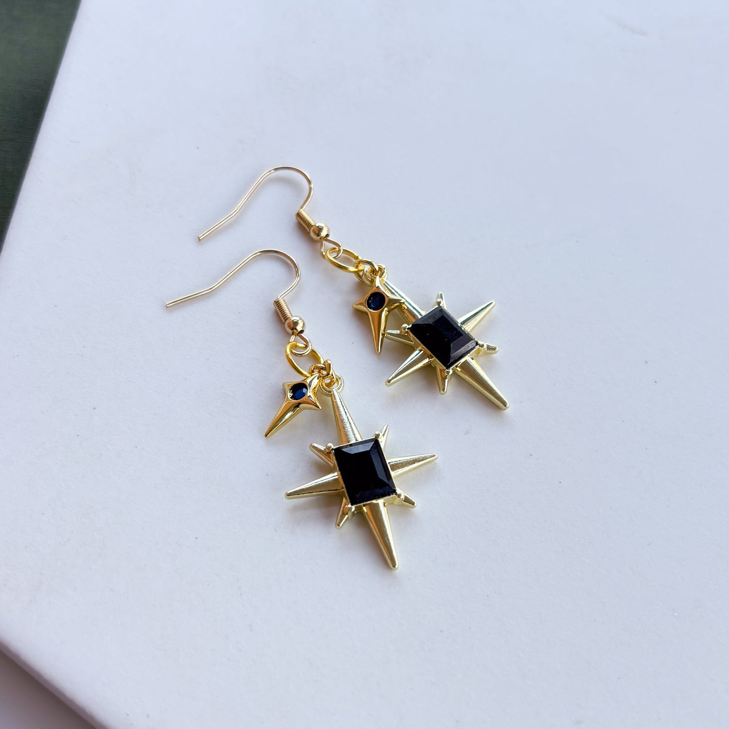STAR & GEM DUO CHARM EARRINGS