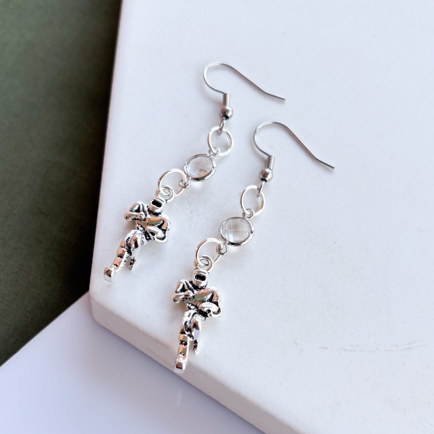 FOOTBALL CHARM EARRINGS