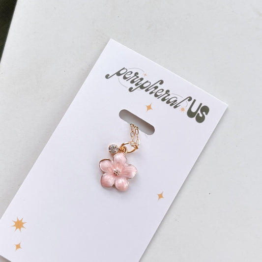 CHERRY BLOSSOM CHARM NECKLACE
