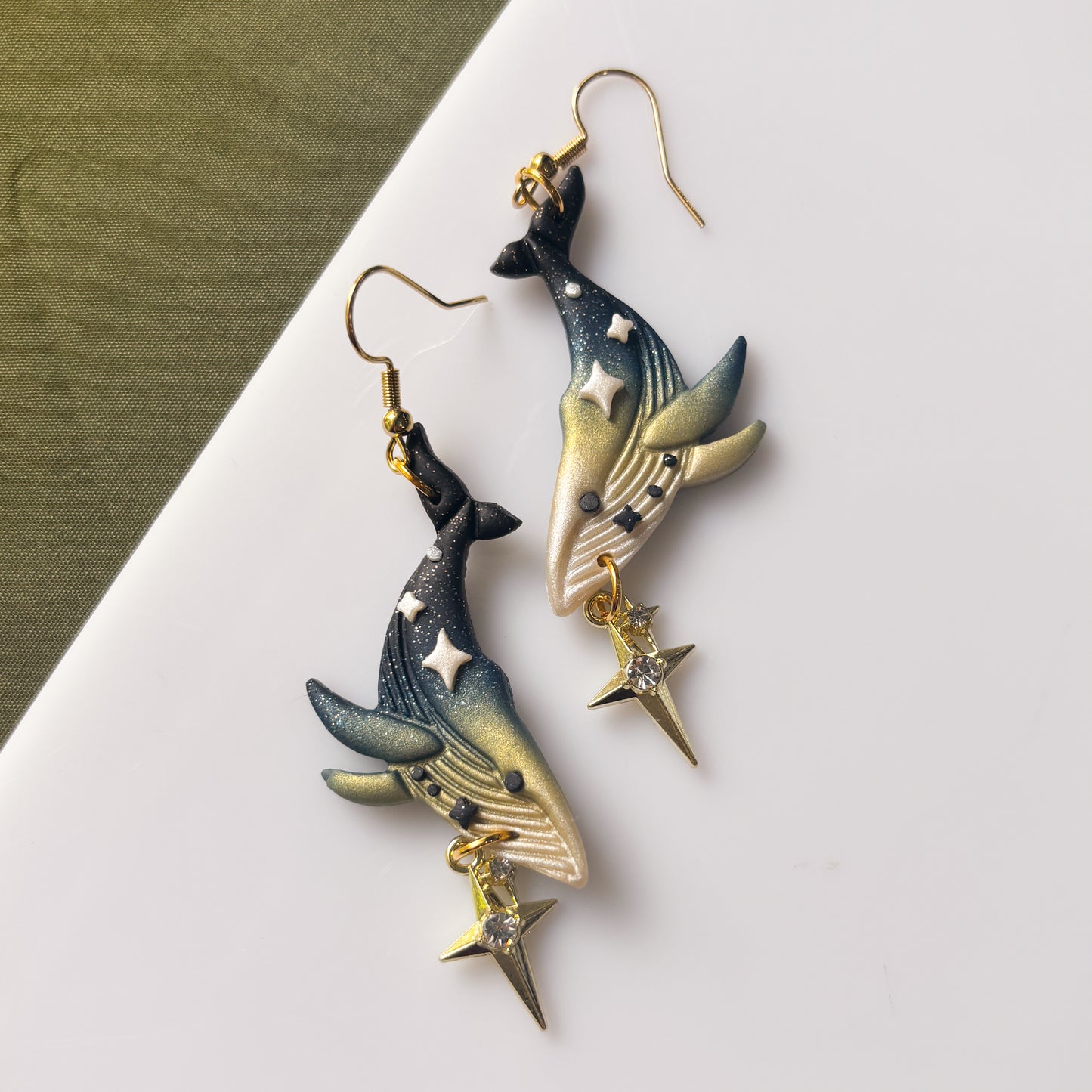 STARRY WHALE EARRINGS