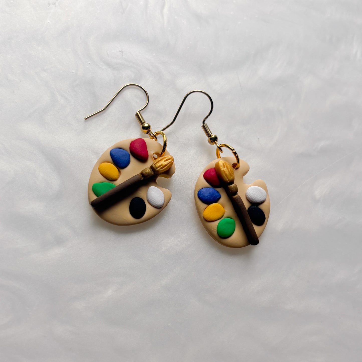 ARTIST PAINT PALETTE EARRINGS