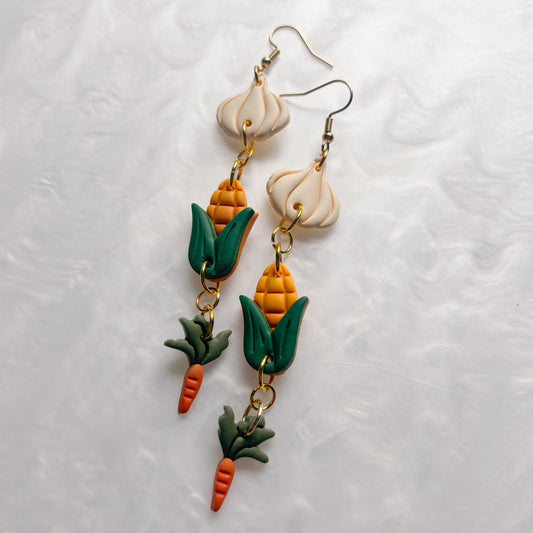 FARMERS MARKET TRIO EARRINGS