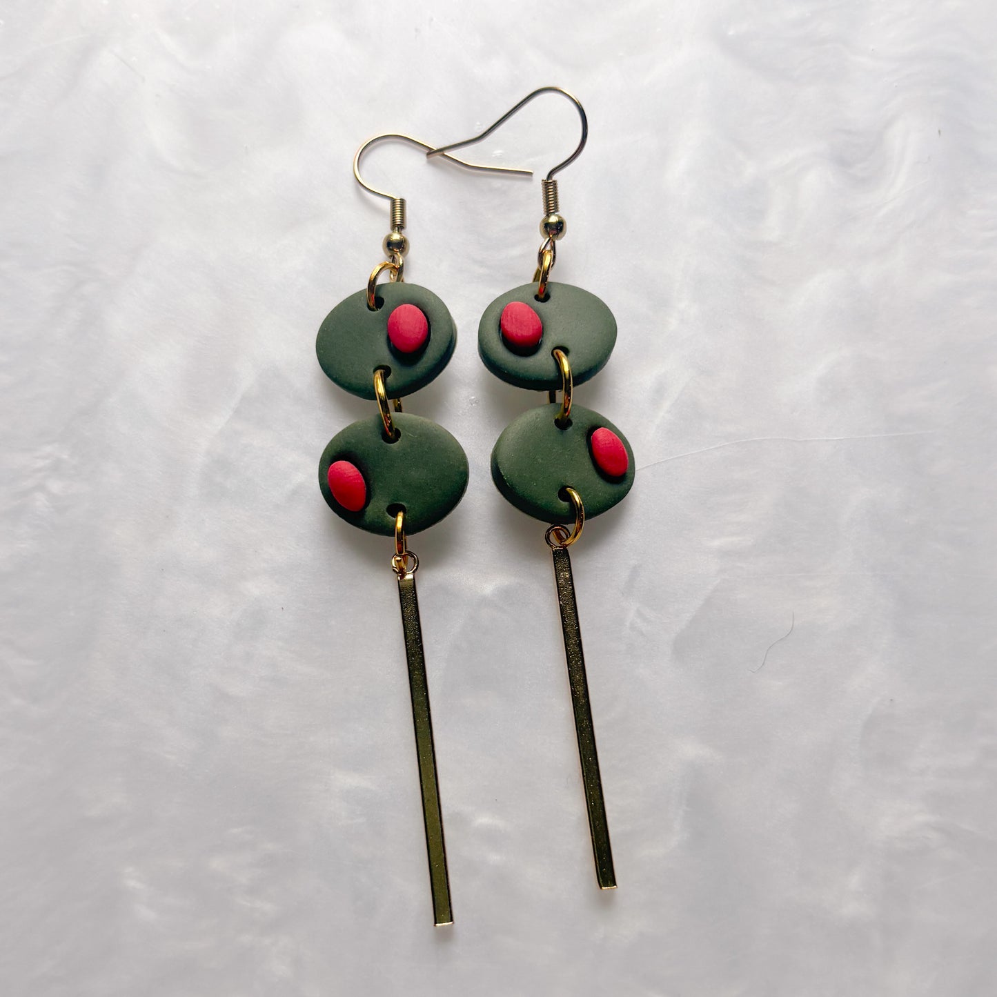 OLIVE DUO EARRINGS