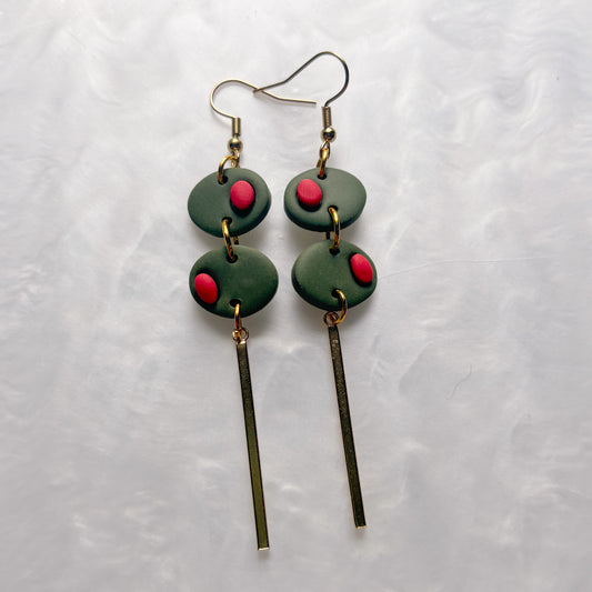 OLIVE DUO EARRINGS