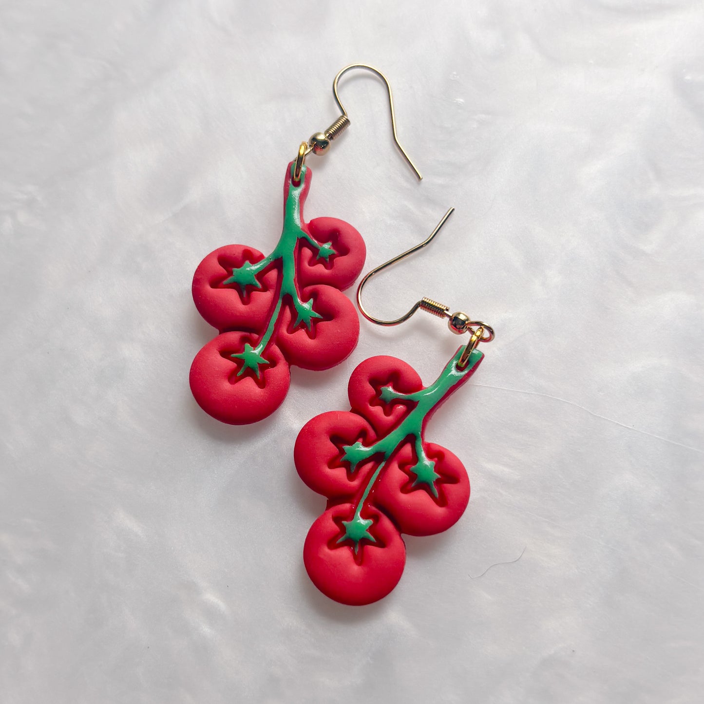 TOMATOES ON THE VINE EARRINGS