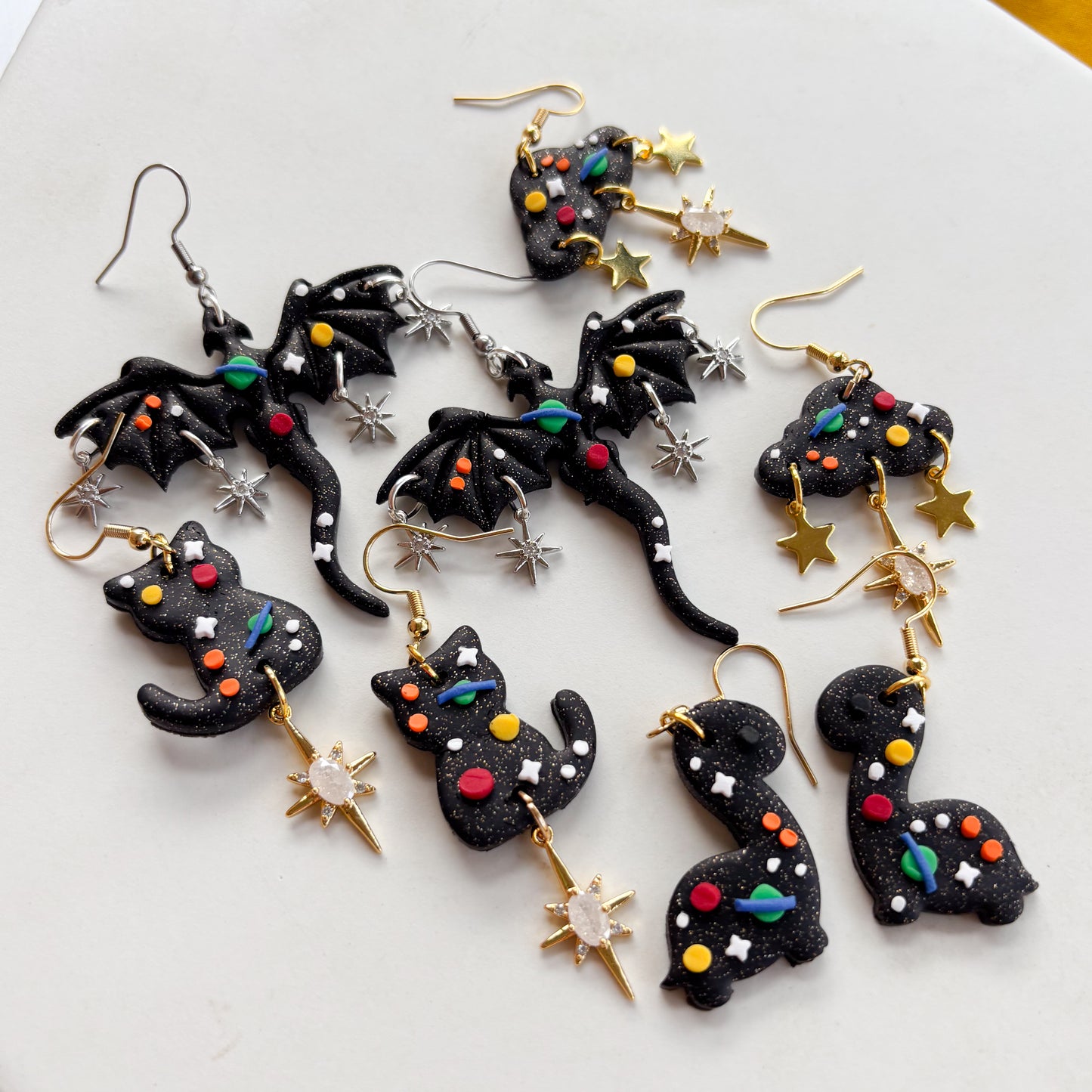SPACE DRAGON EARRINGS