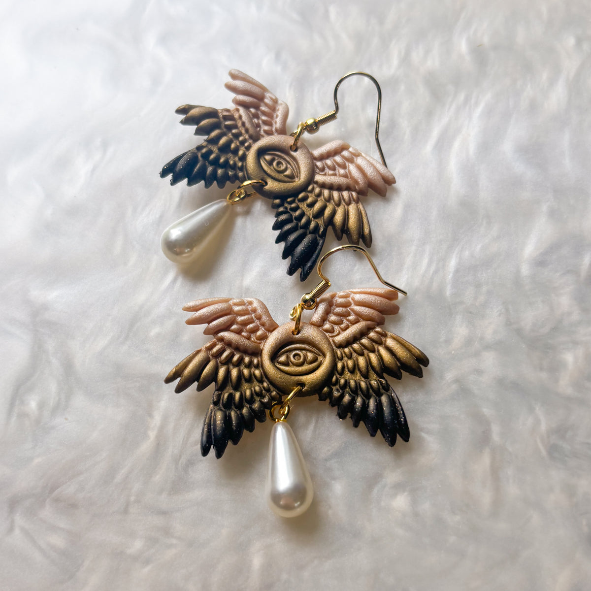 BIBLICALLY ACCURATE BRONZE ANGEL EARRINGS