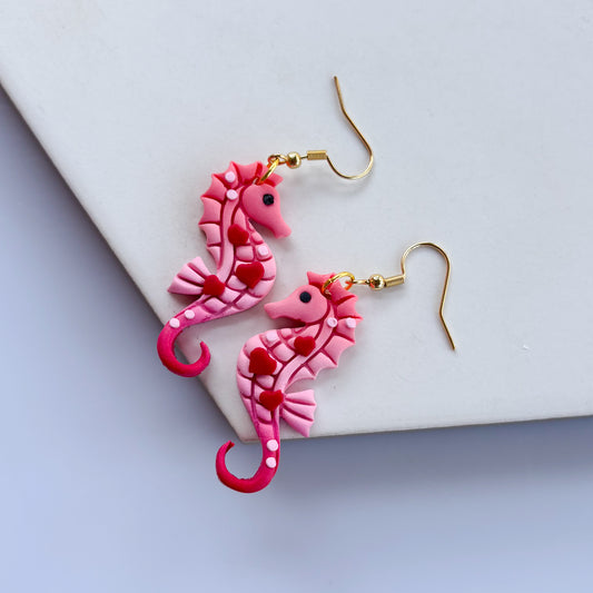 HEART SEAHORSE EARRINGS