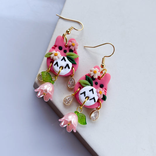 PINK TOTORO EARRINGS