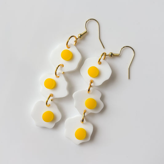 EGG TRIO ACRYLIC EARRINGS