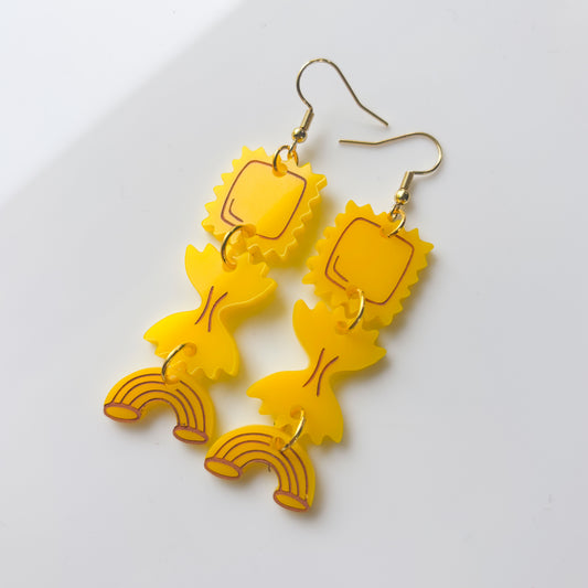 PASTA TRIO ACRYLIC EARRINGS