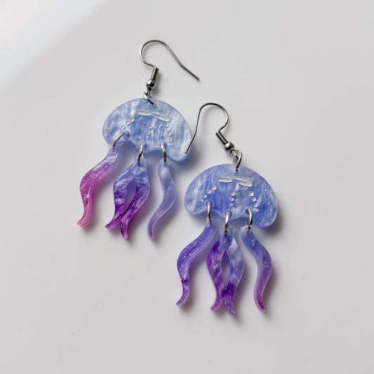 JELLYFISH ACRYLIC EARRINGS
