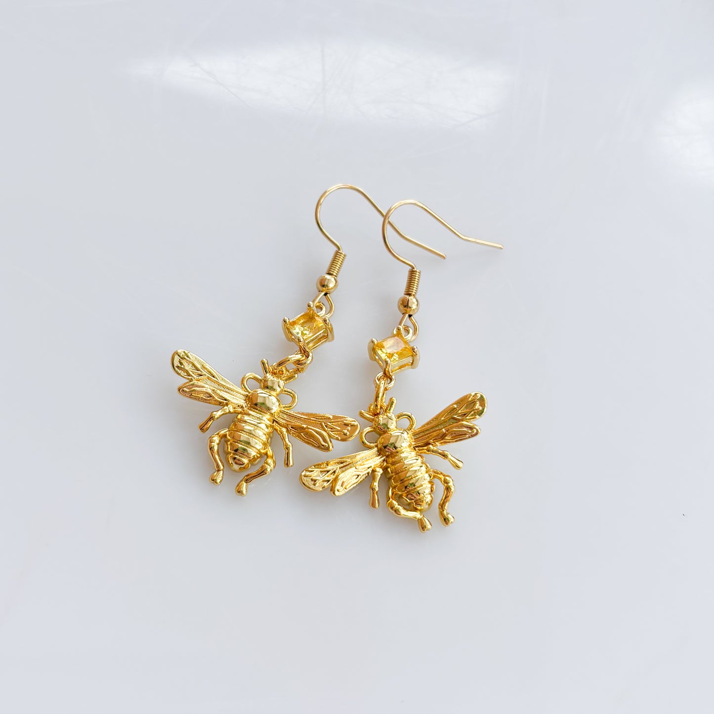 BUMBLEBEE CHARM EARRINGS
