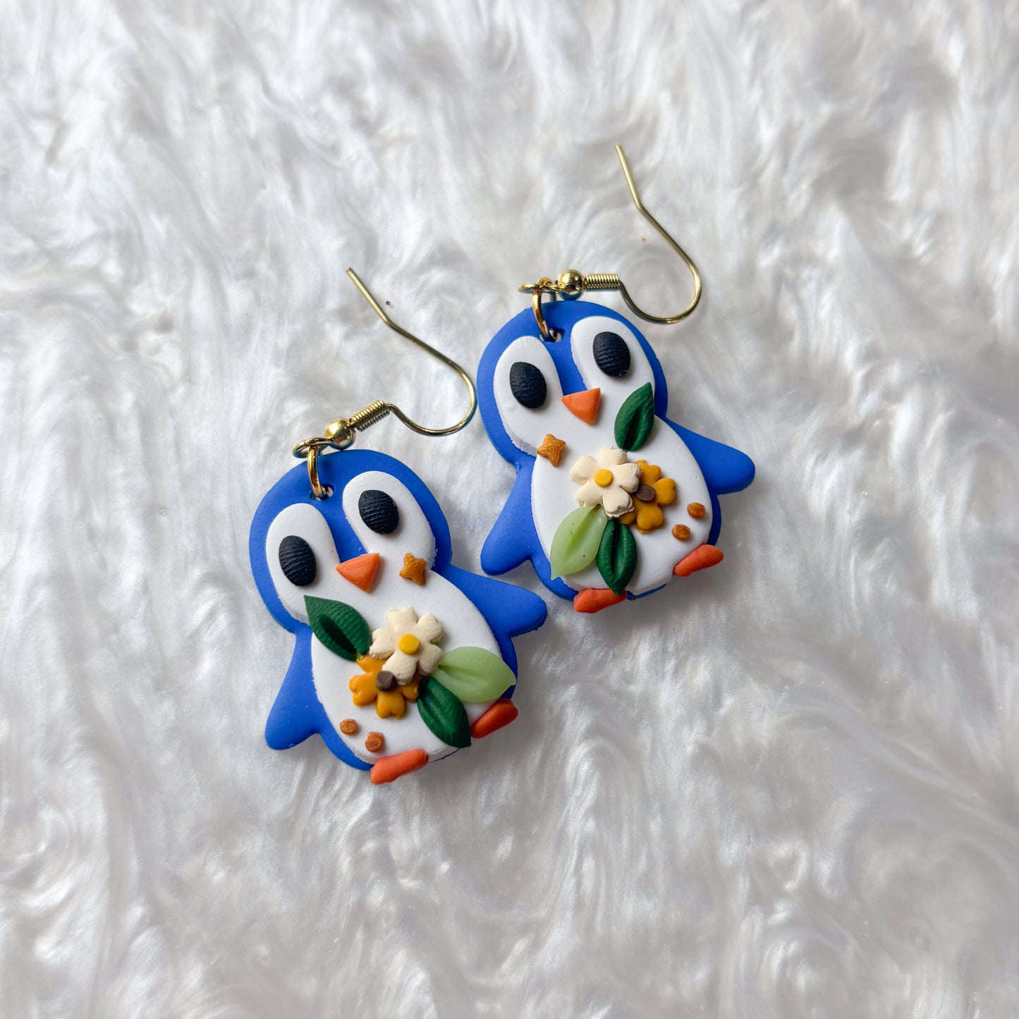 BLUE PENGUIN EARRINGS