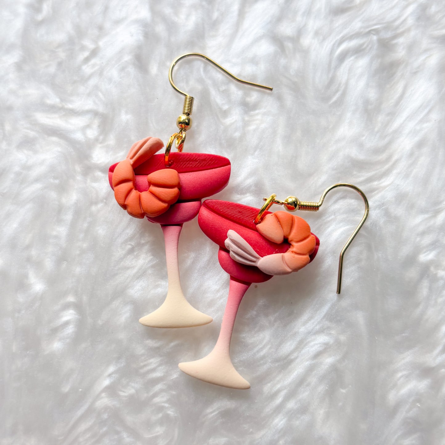 SHRIMP COCKTAIL EARRINGS