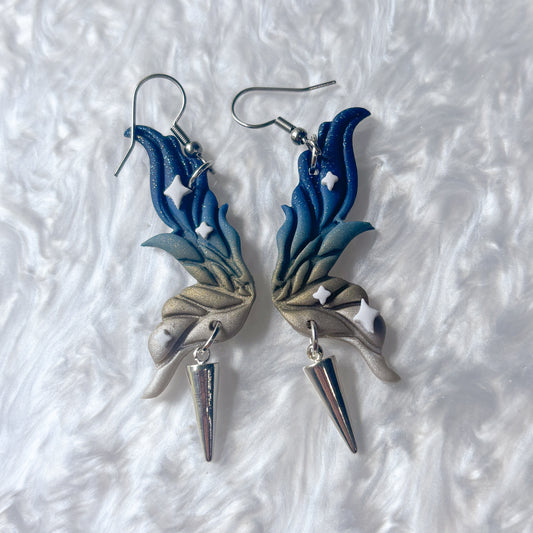 STARRY NIGHT FAIRY WING EARRINGS