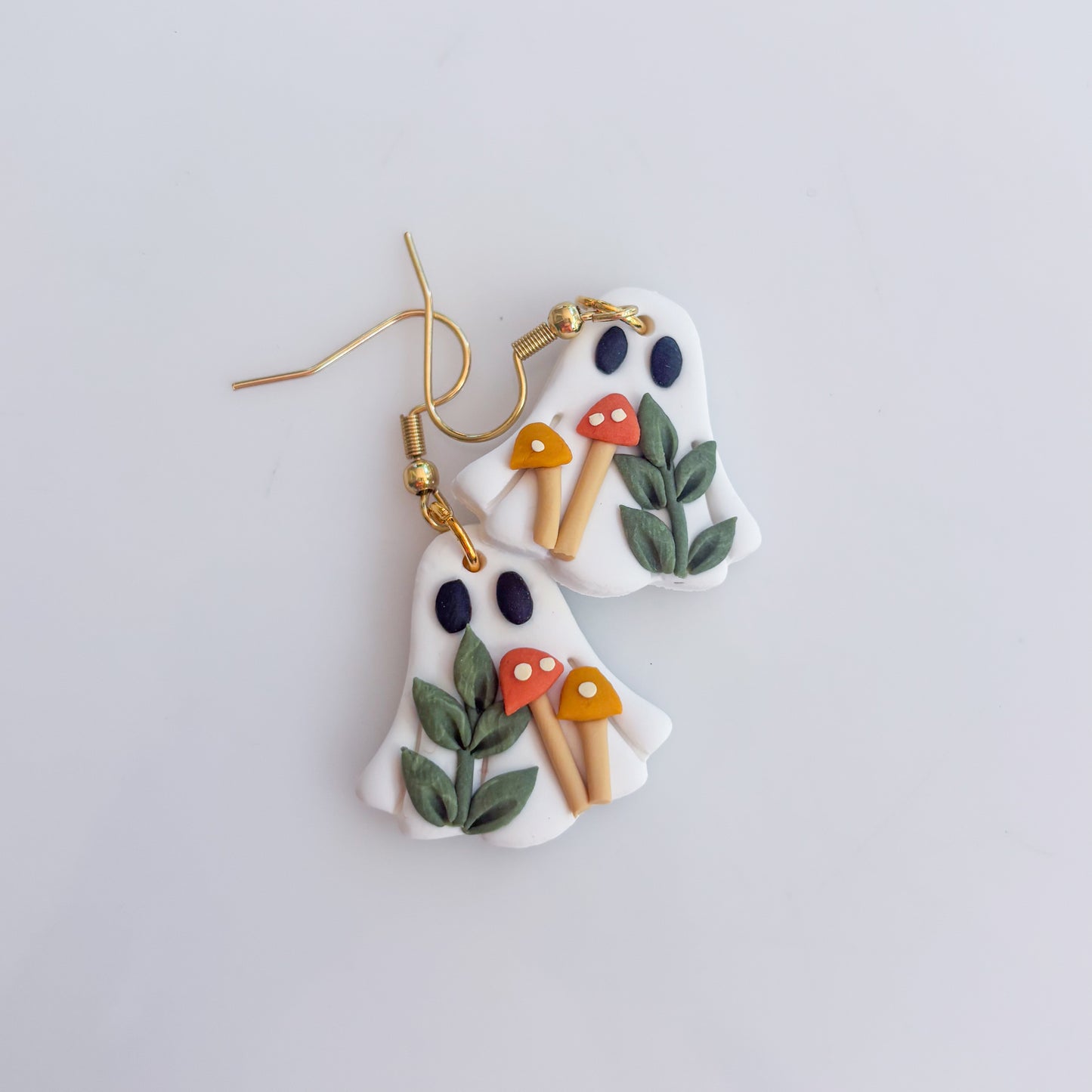 MUSHROOM GHOST EARRINGS