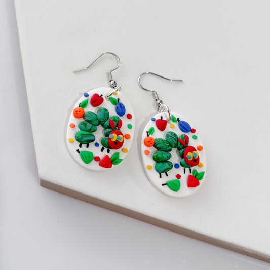 HUNGRY CATERPILLAR EARRINGS