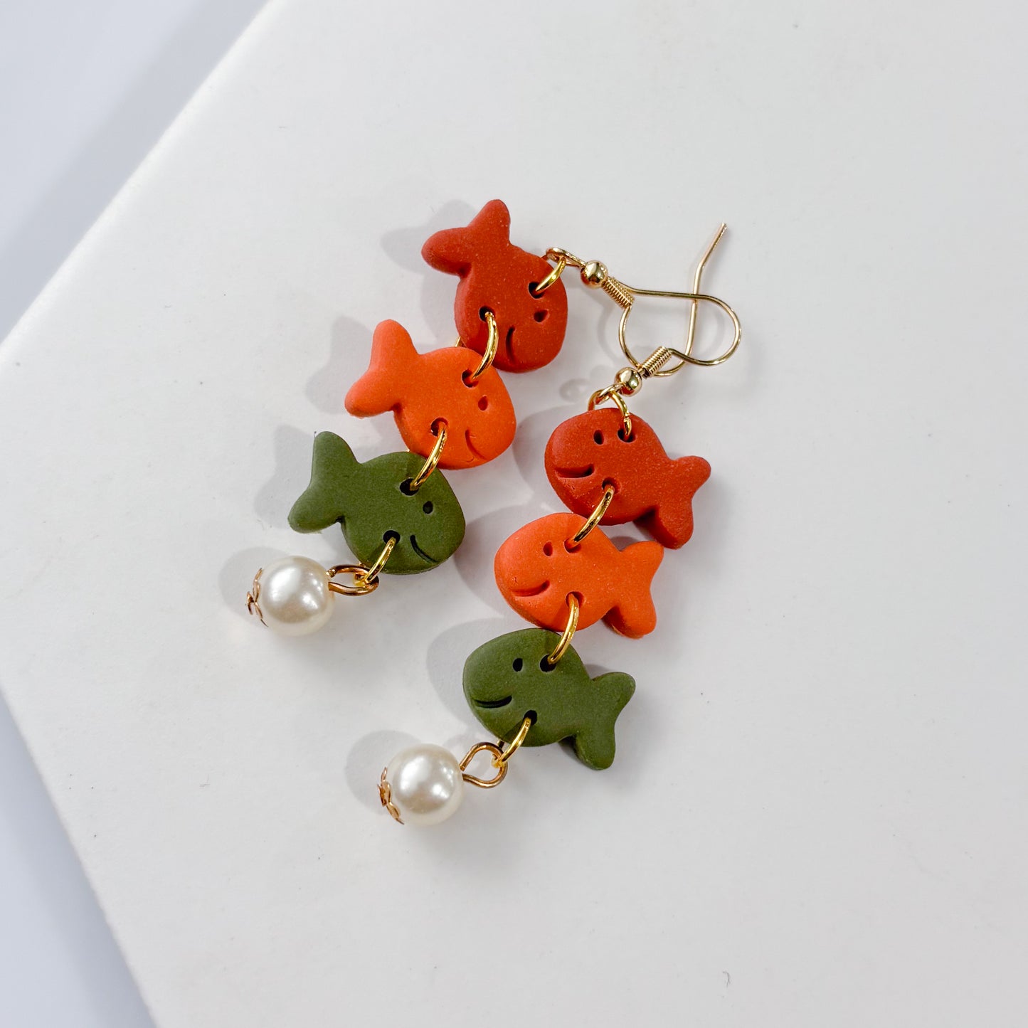 GOLDFISH TRIO EARRINGS