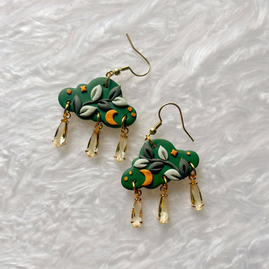 LEAF CLOUD EARRINGS