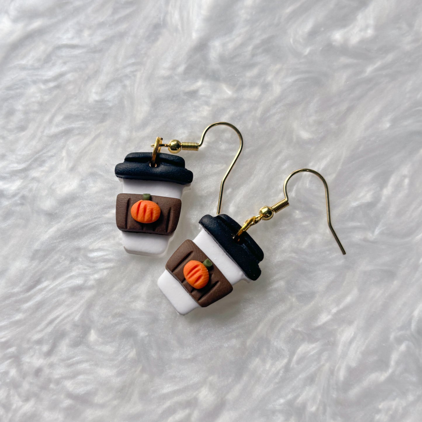 PUMPKIN SPICE LATTE EARRINGS