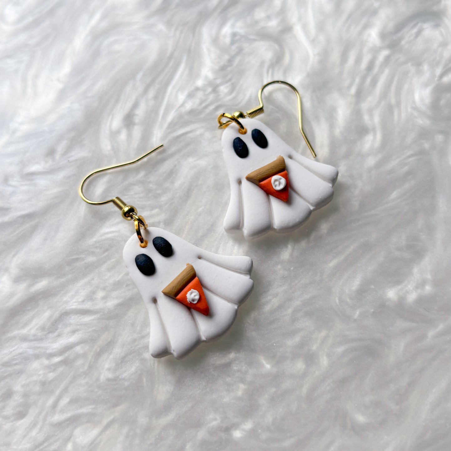 PUMPKIN PIE GHOST EARRINGS