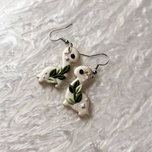 CELESTIAL VINE DINO EARRINGS (BRONTO)