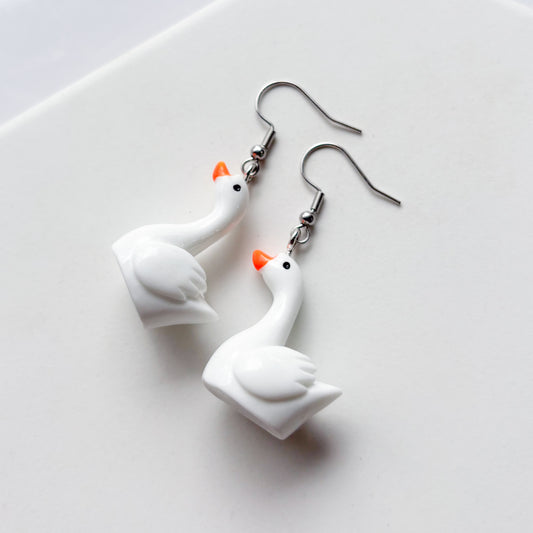 GEESE CHARM EARRINGS