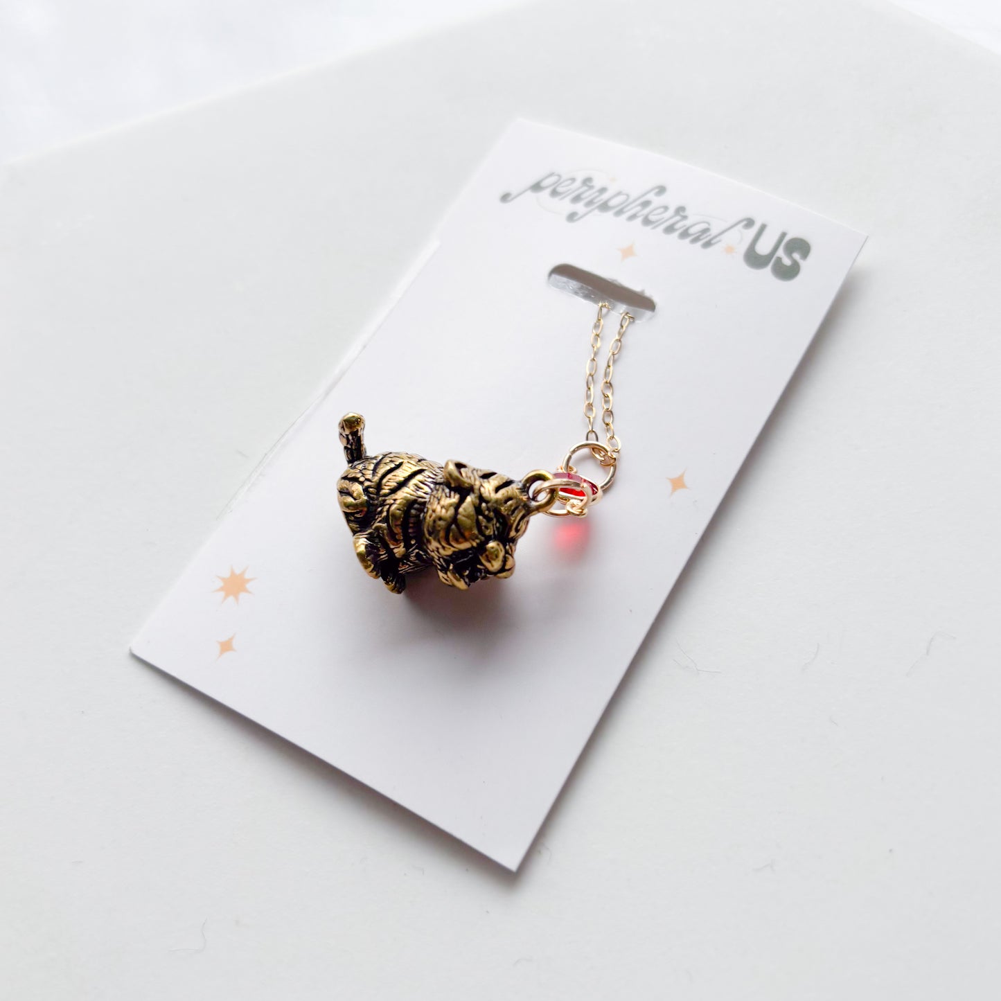 TIGER CHARM NECKLACE