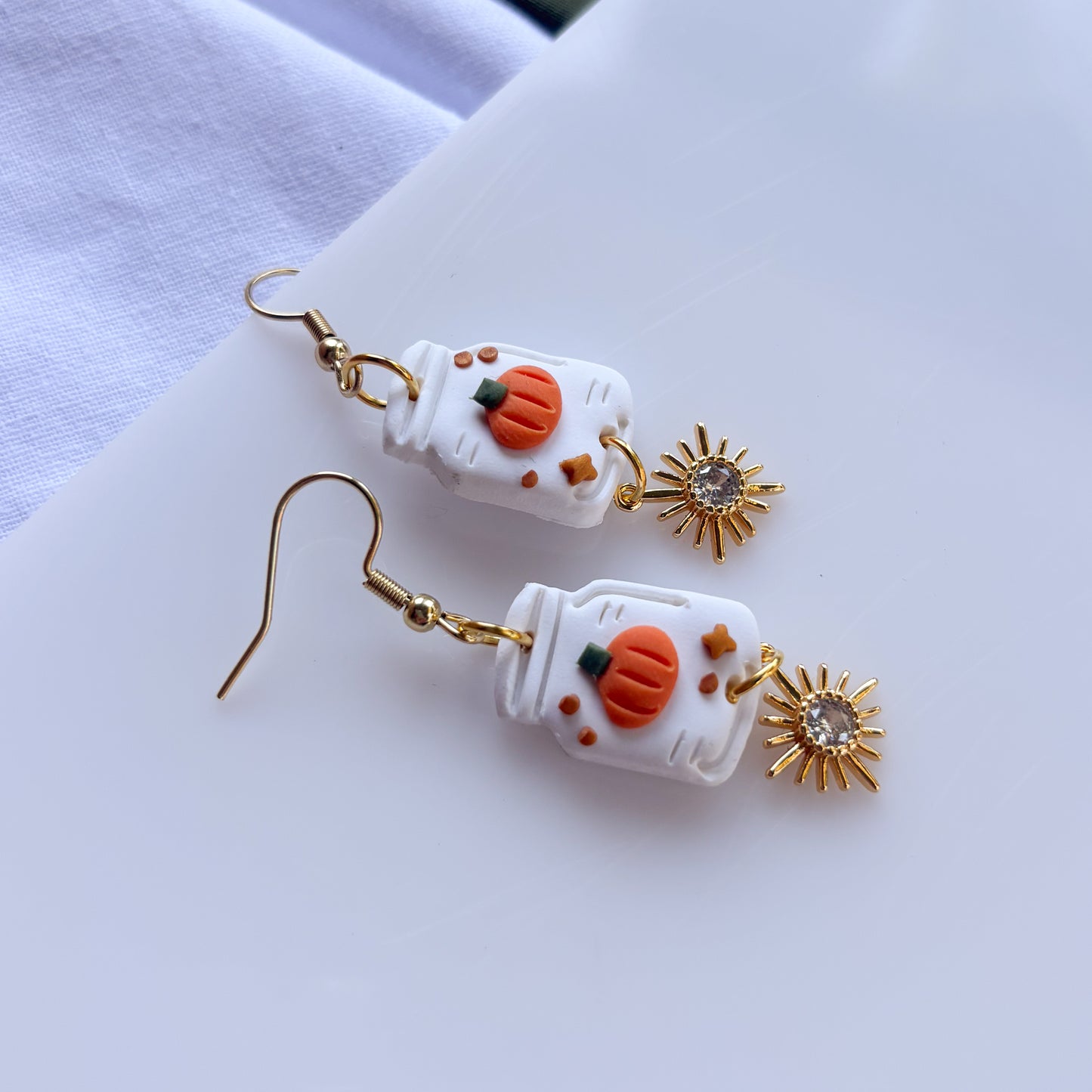 PUMPKIN JAR EARRINGS