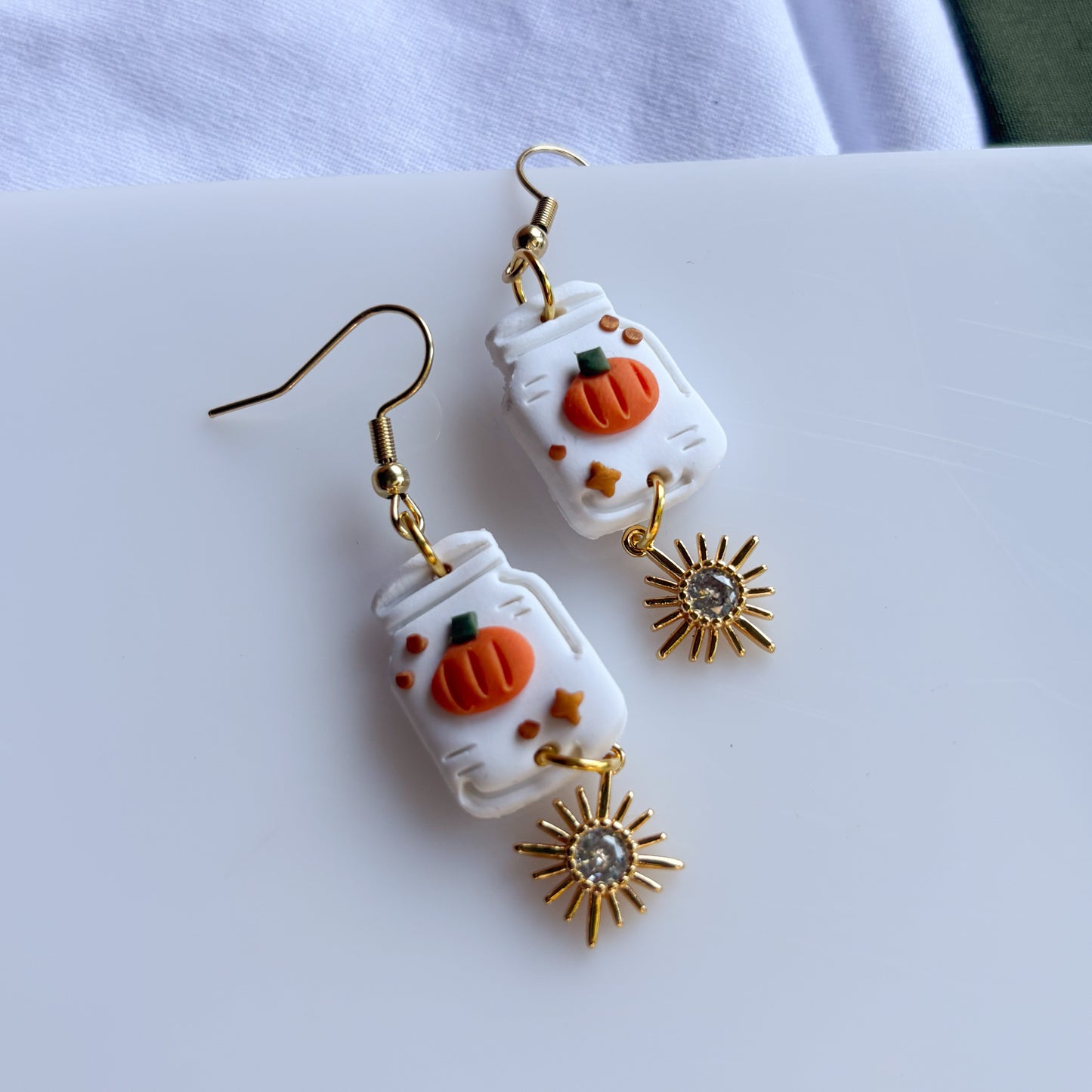PUMPKIN JAR EARRINGS
